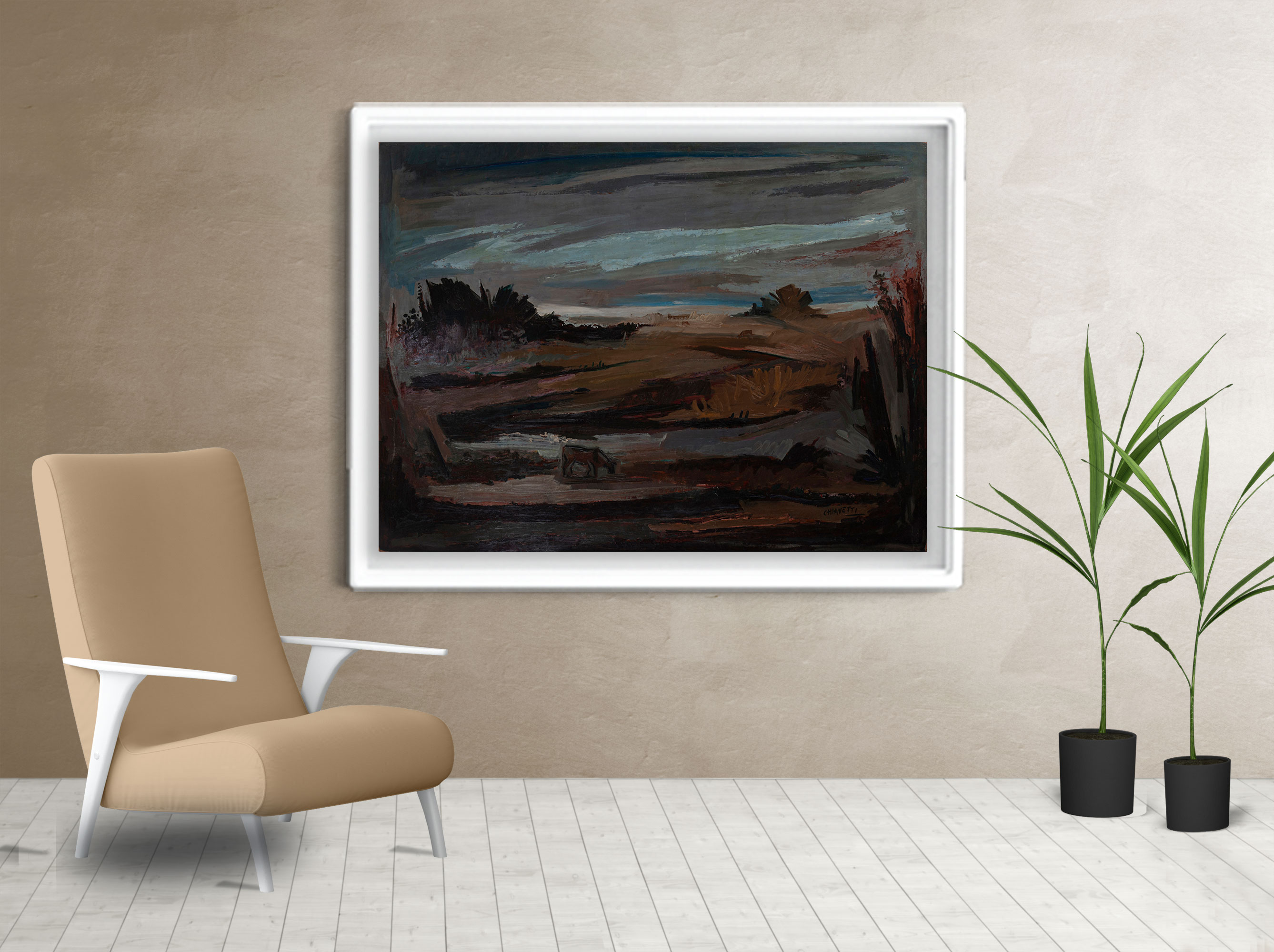 Living cuadro Invierno