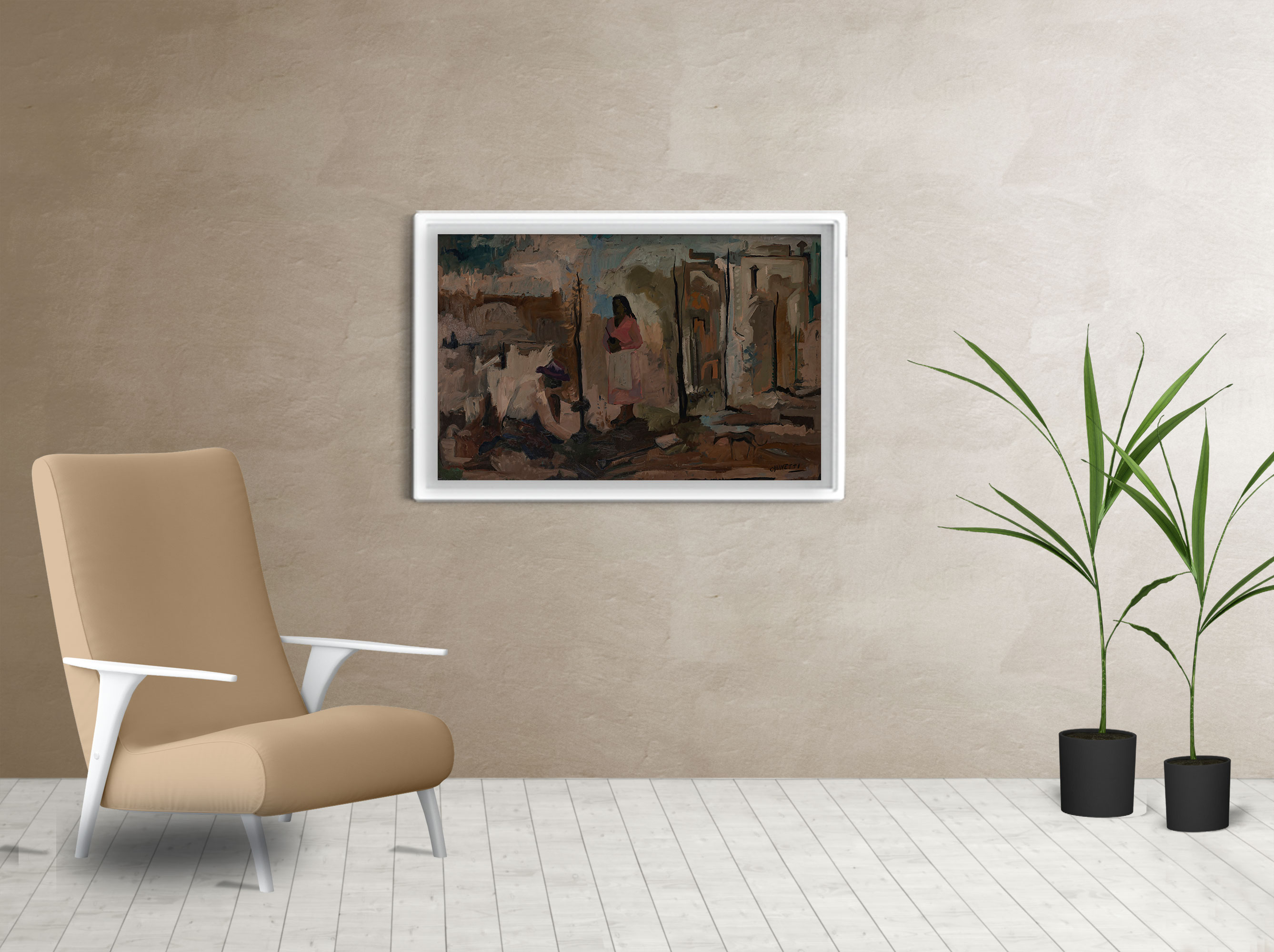 Living cuadro La Huerta