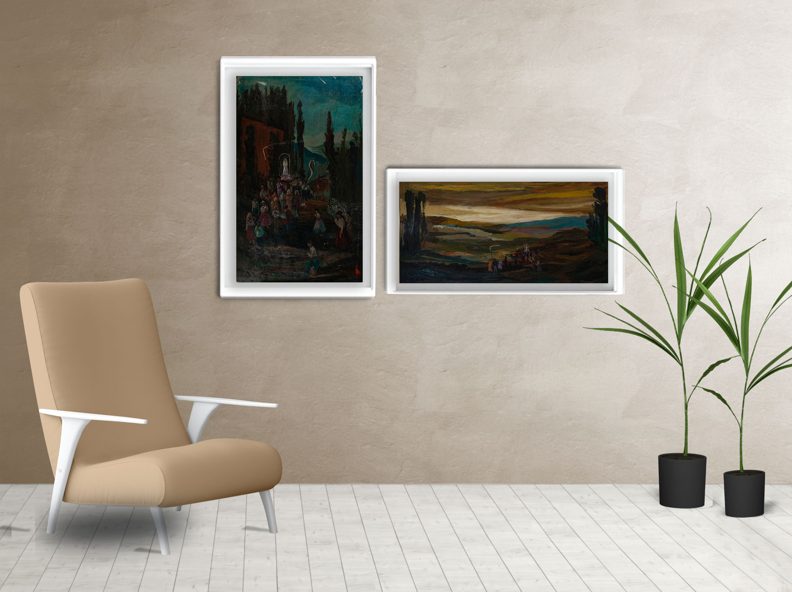 Living cuadro Peregrinación y Misachico