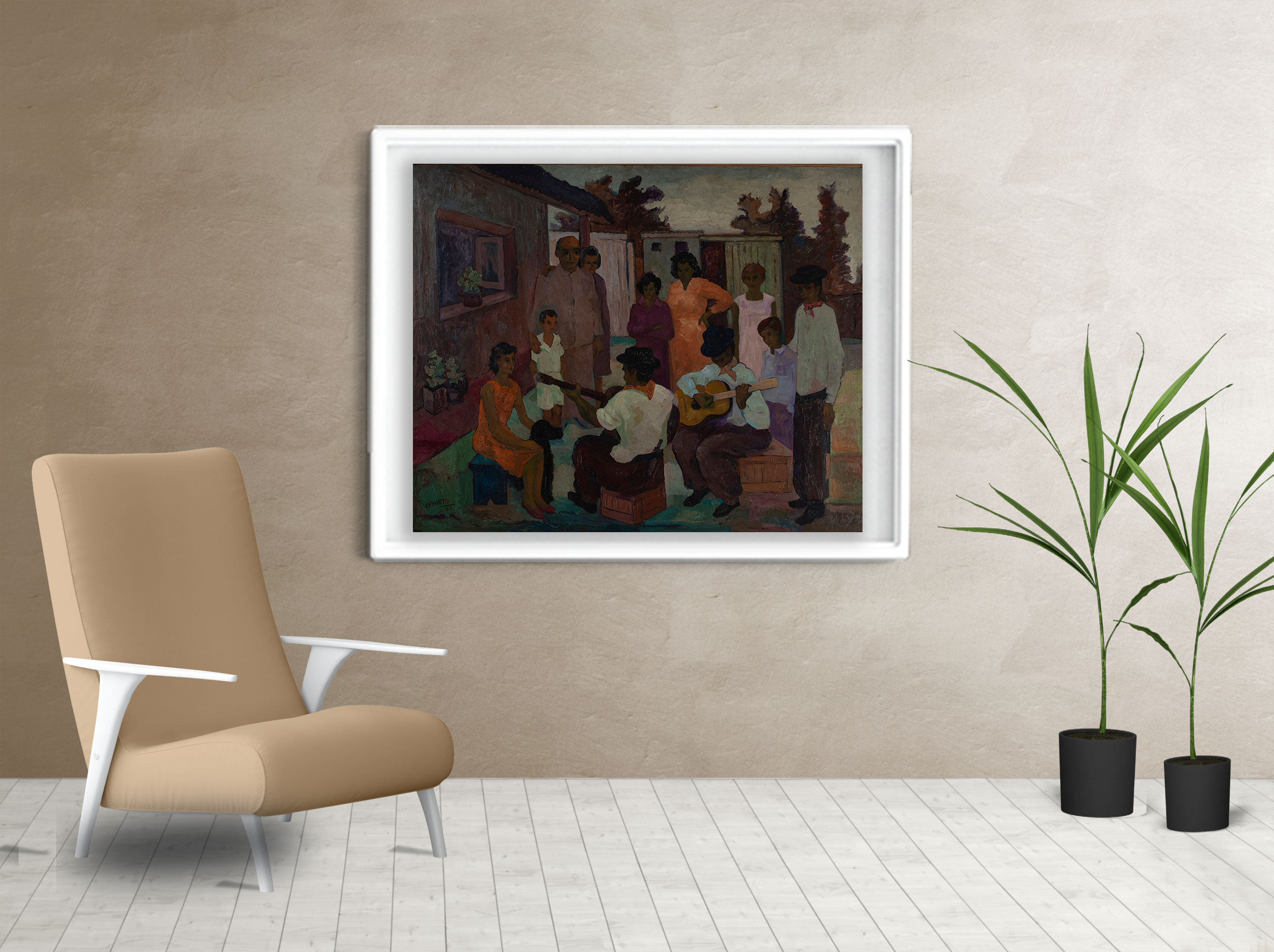 Living cuadroLa Payada