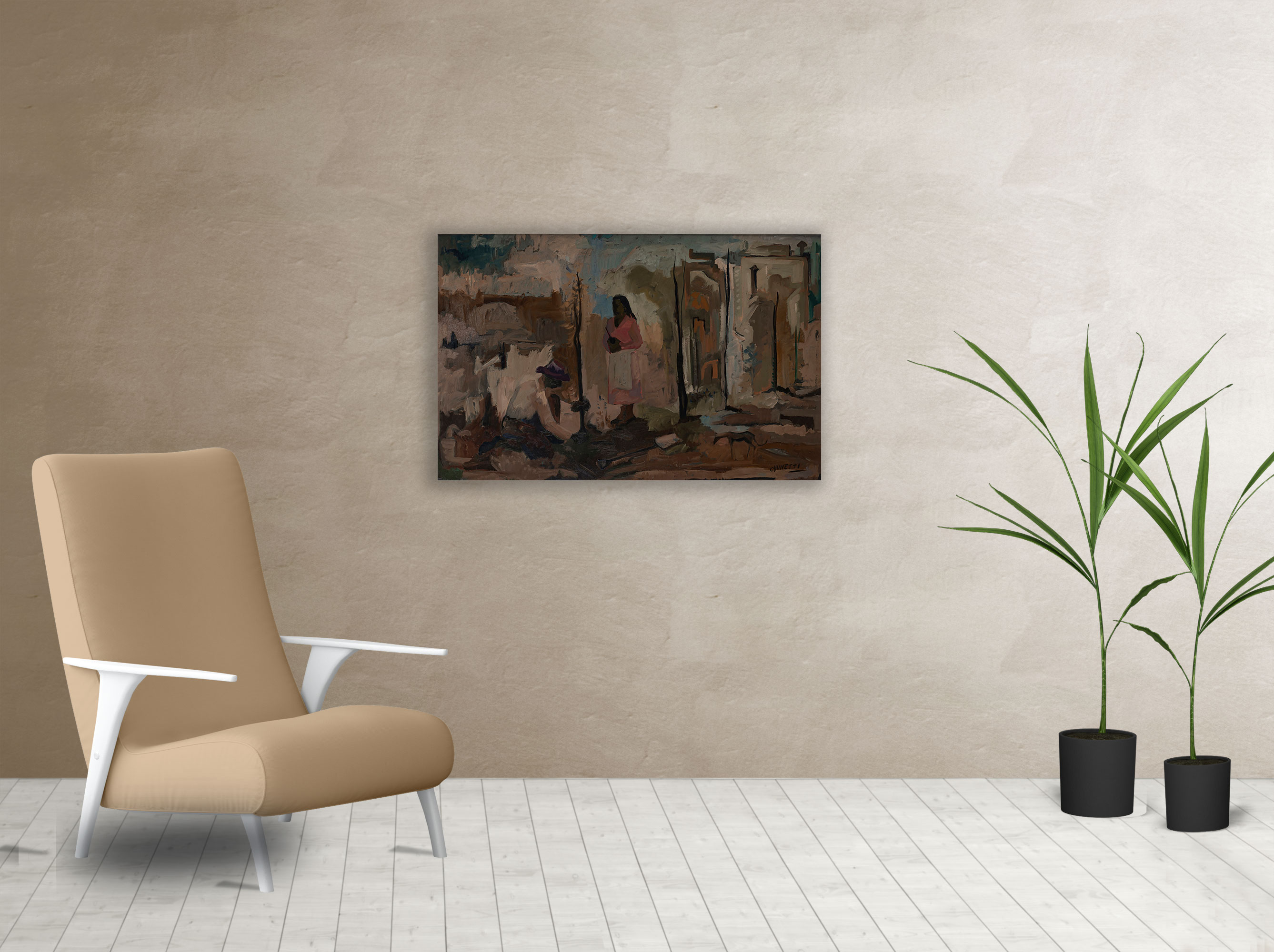 Living cuadro La Huerta