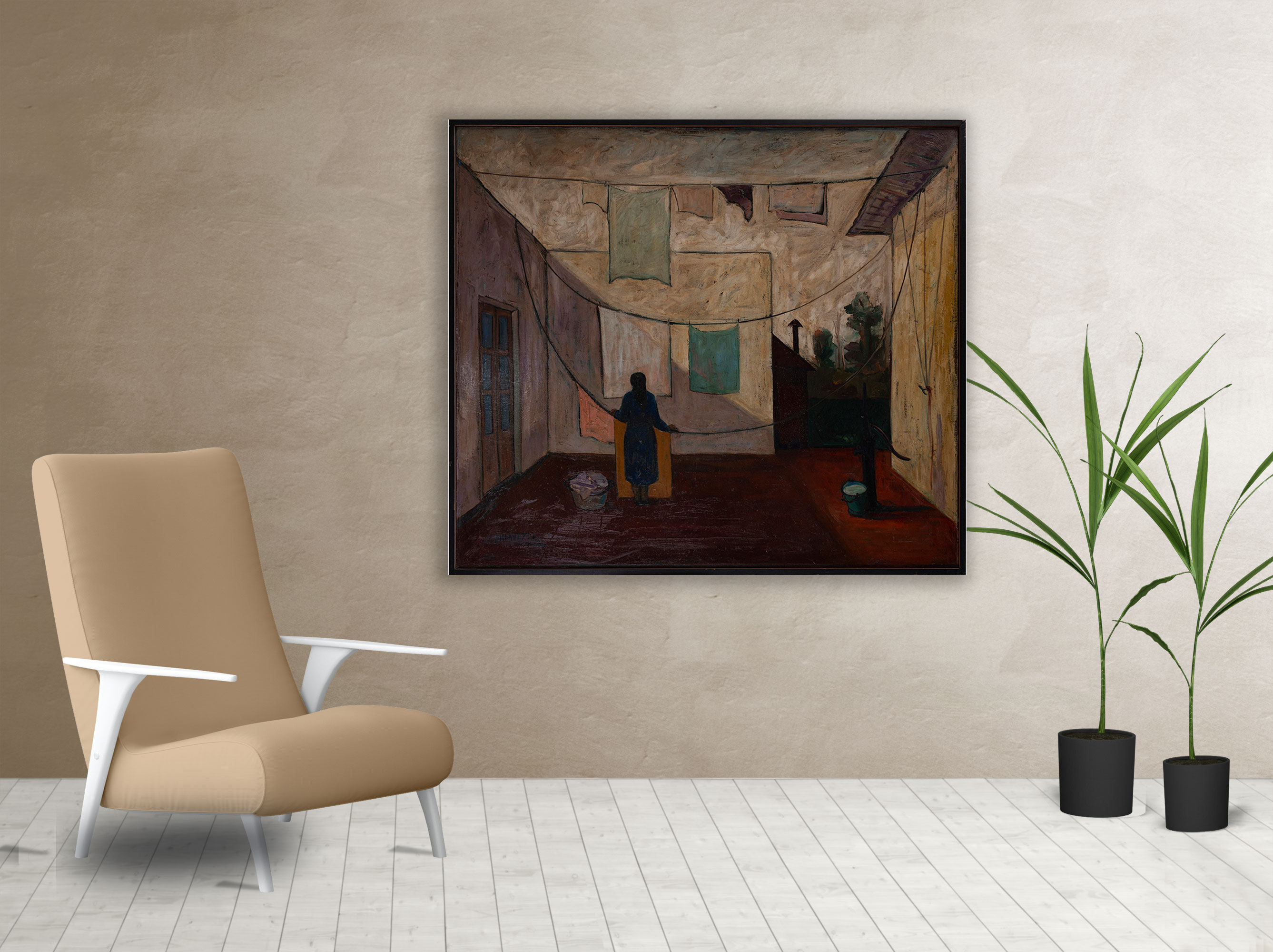 Living cuadro El Patio