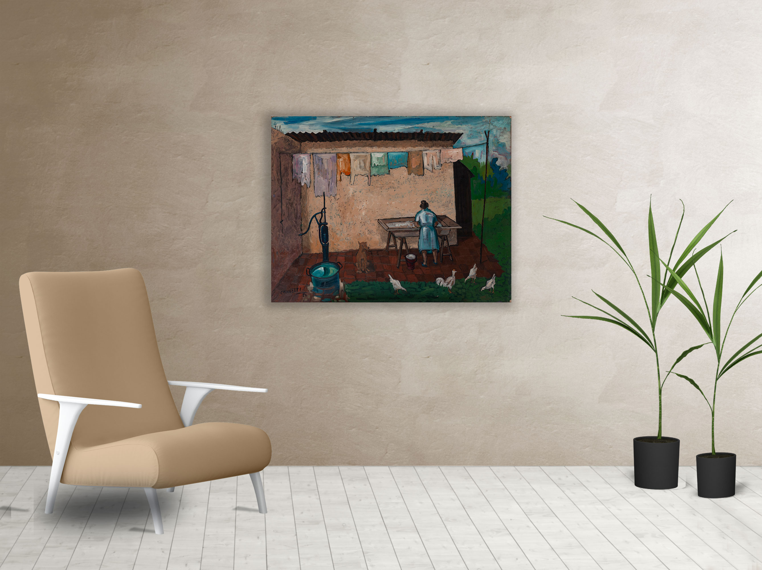 Living cuadro La Batea