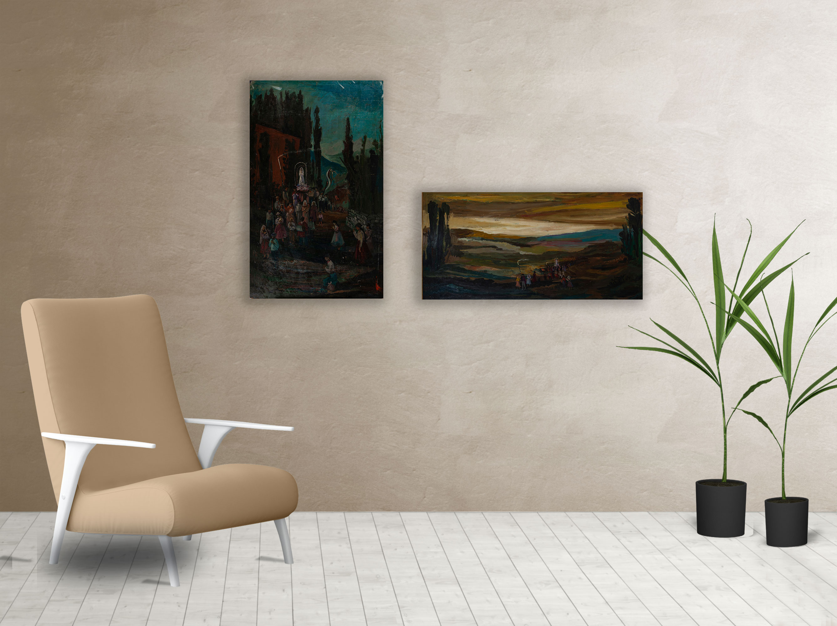 Living cuadro Peregrinación y Misachico