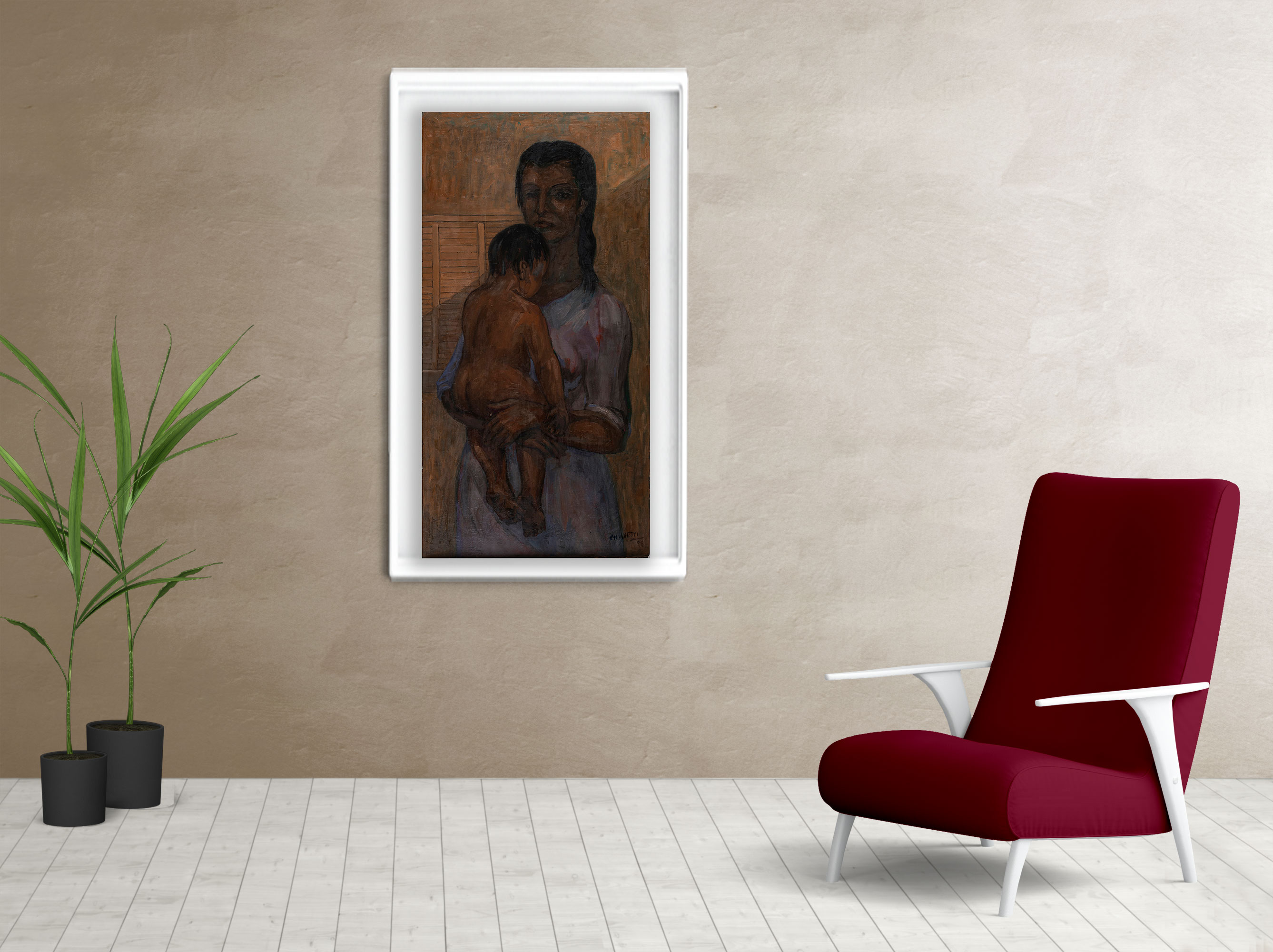 Living cuadro El hijo