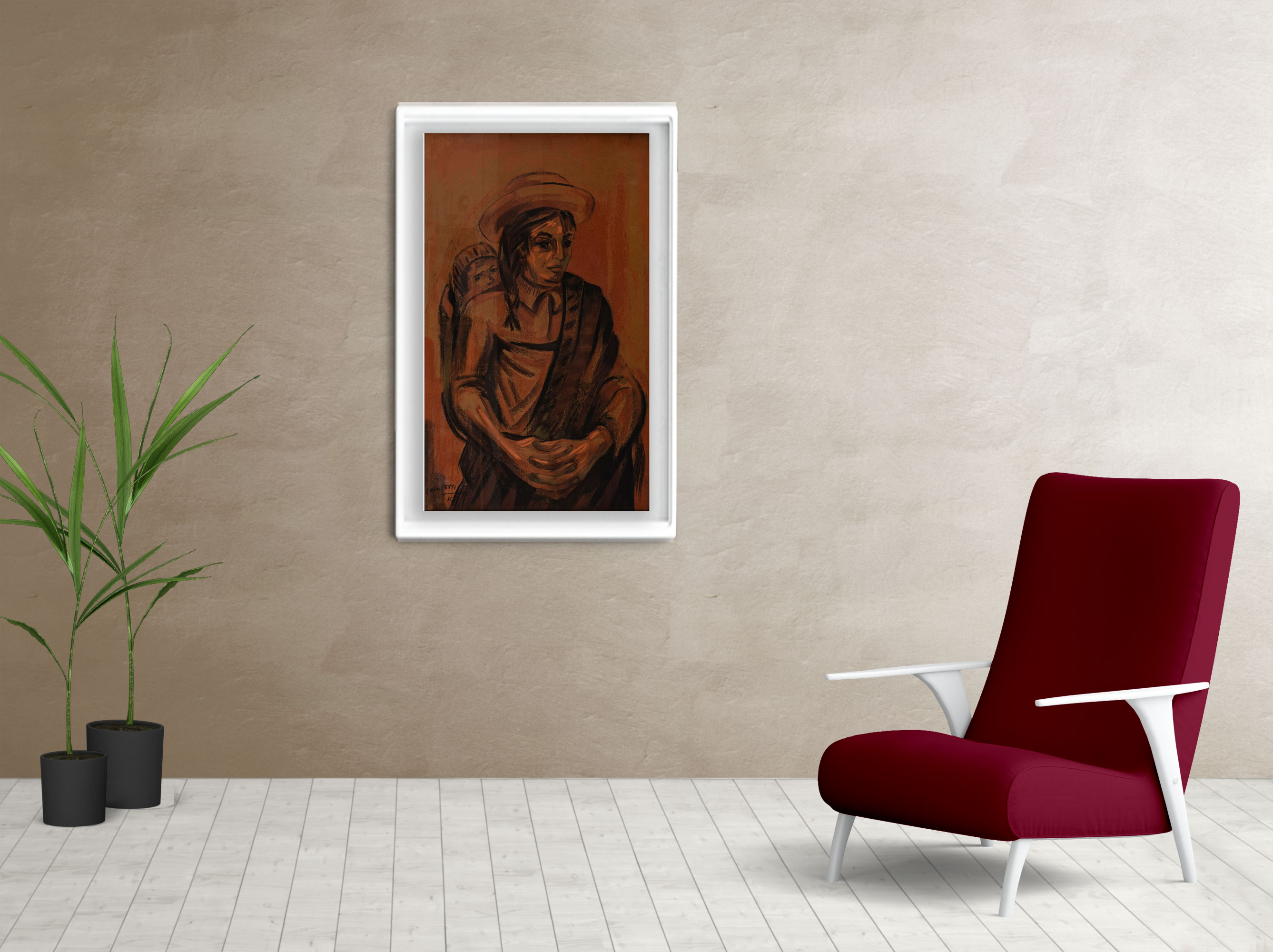 Living cuadro de Güagüa