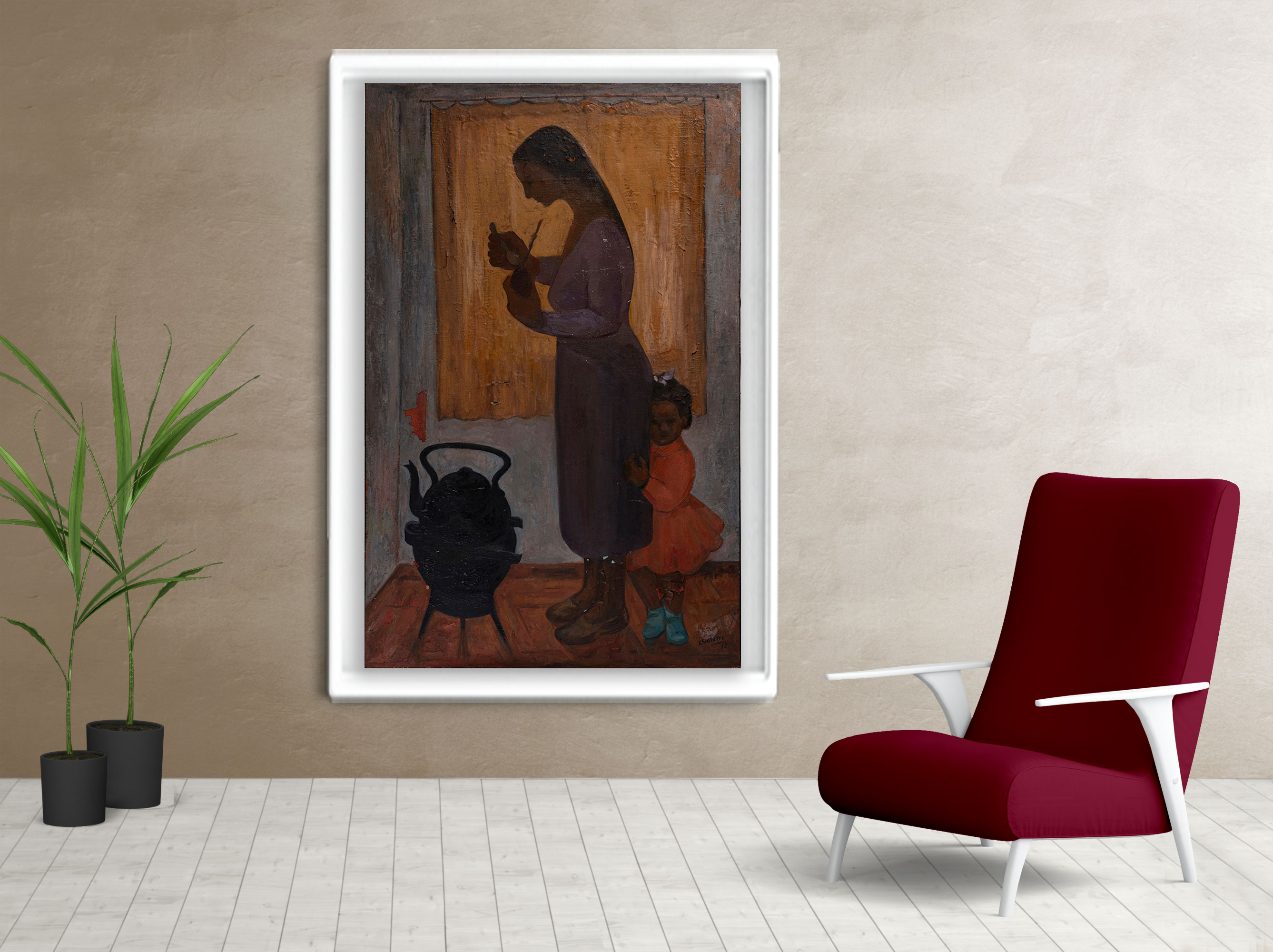 Living cuadro de El Mate