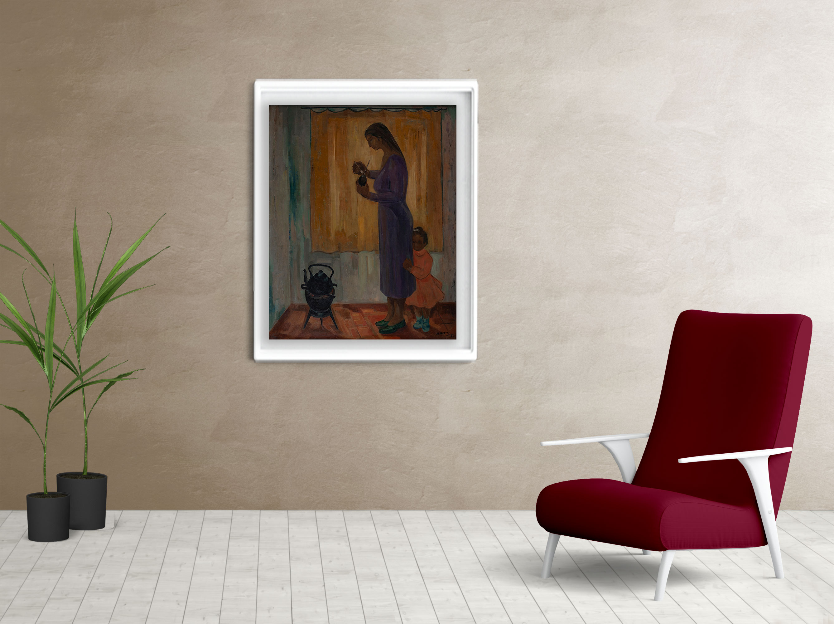 Living cuadro de El Mate