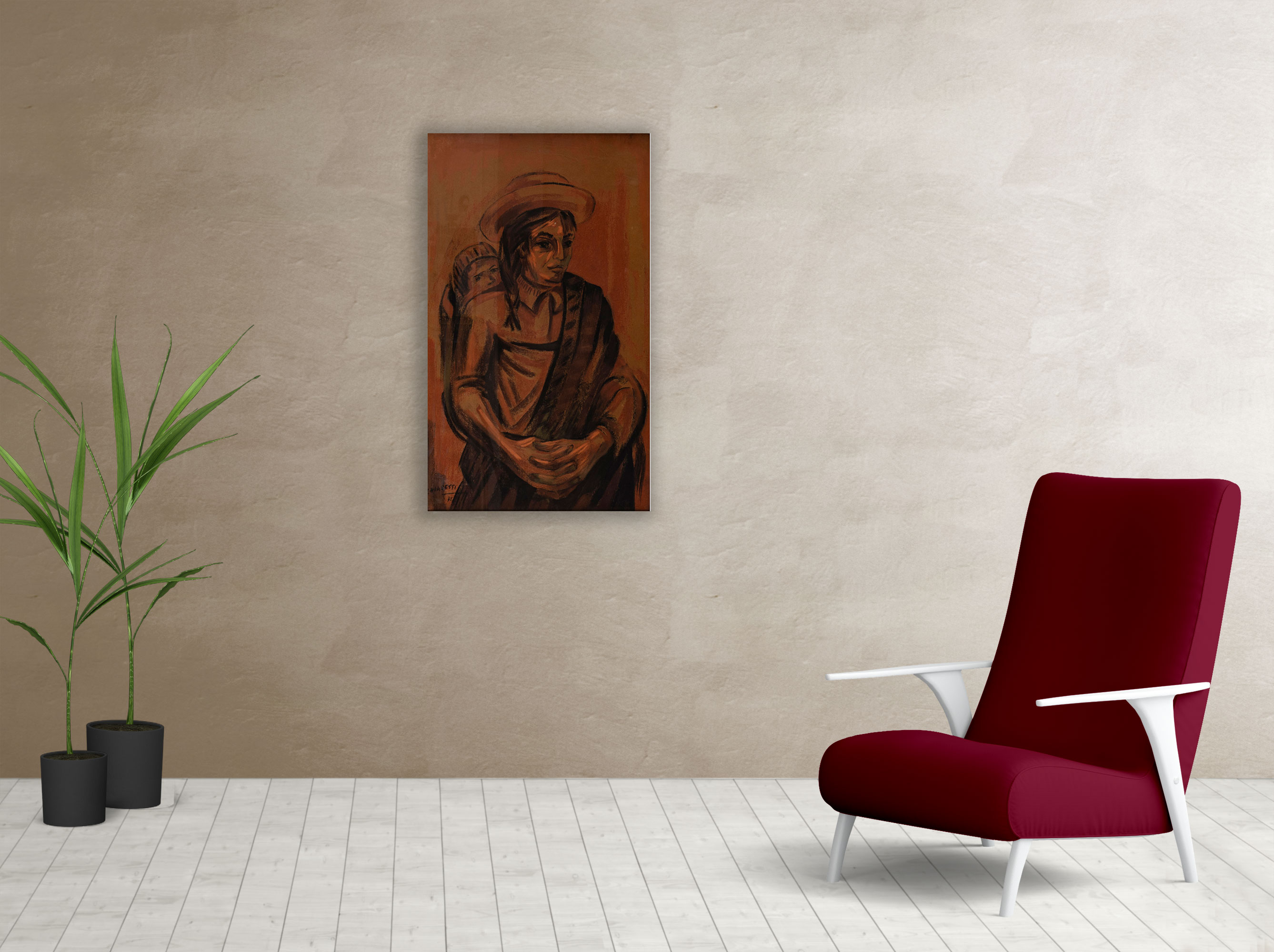 Living cuadro de Güagüa