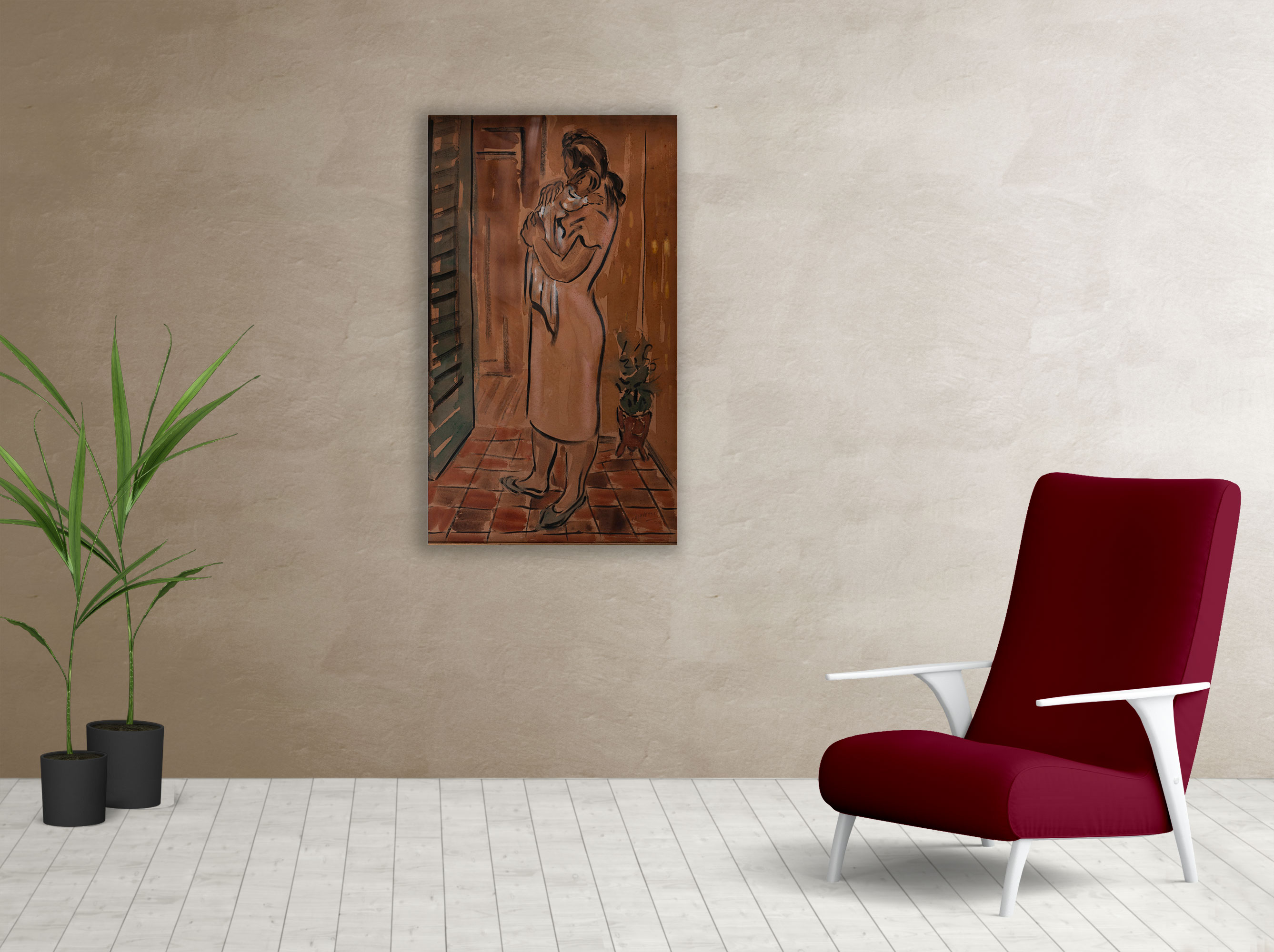 Living cuadrode Madre