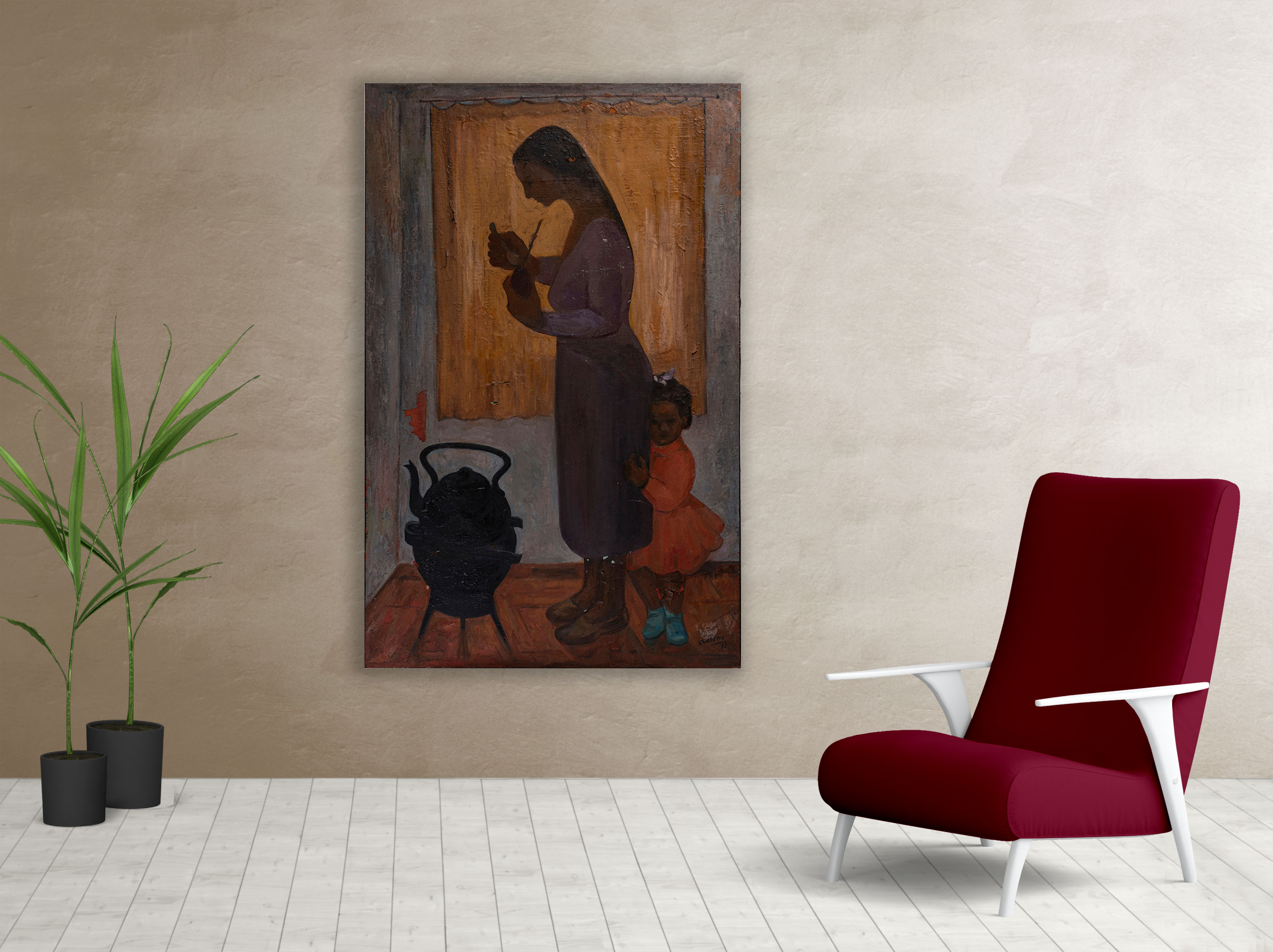 Living cuadro de El Mate