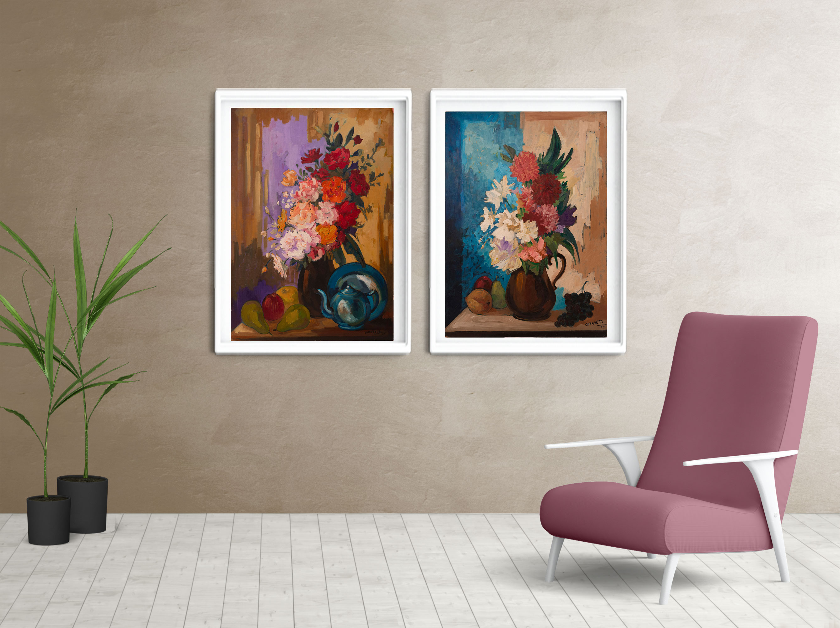 Living cuadro Flores en la naturaleza