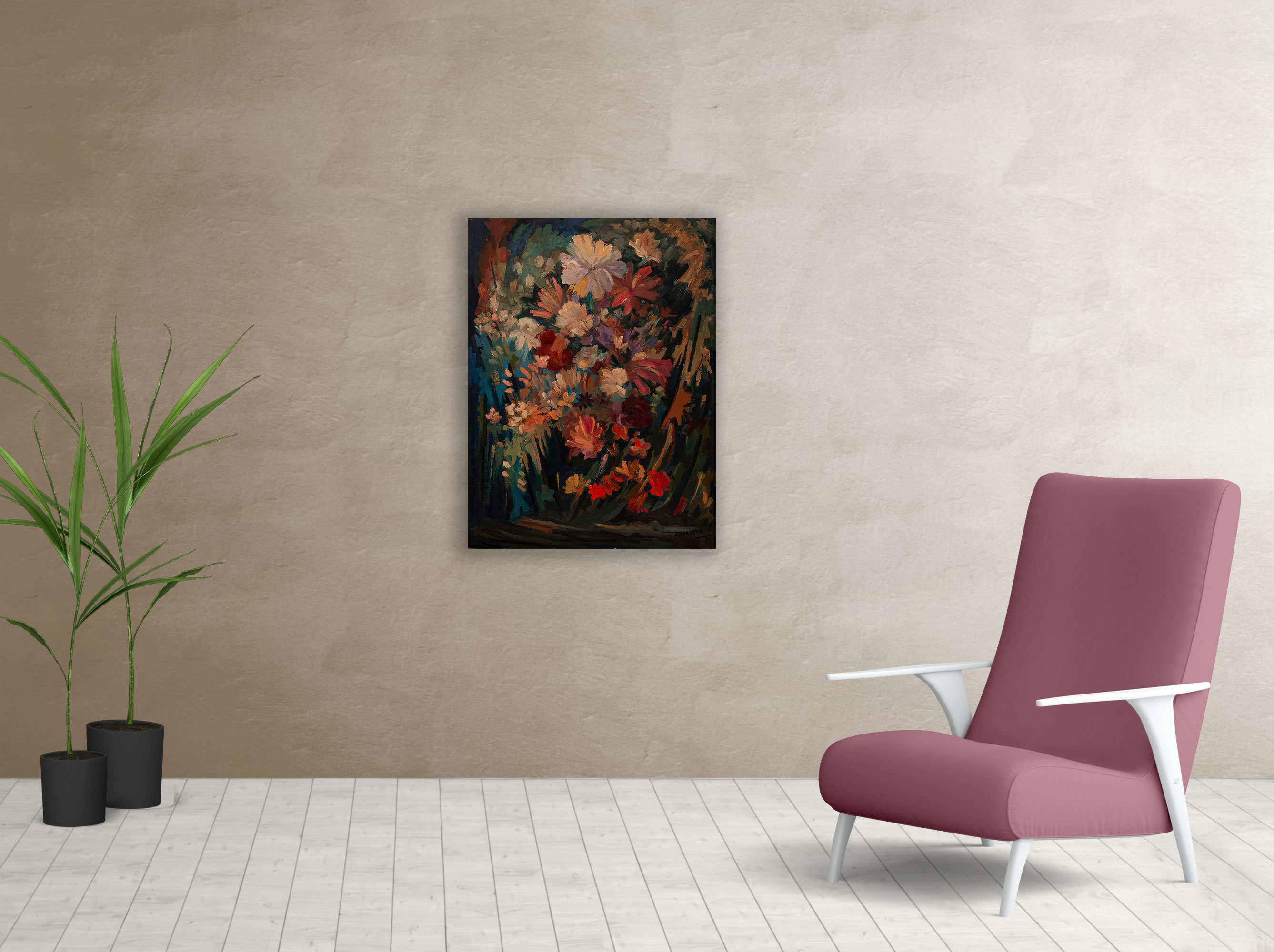 Living cuadro Buenos Aires 4 con marco