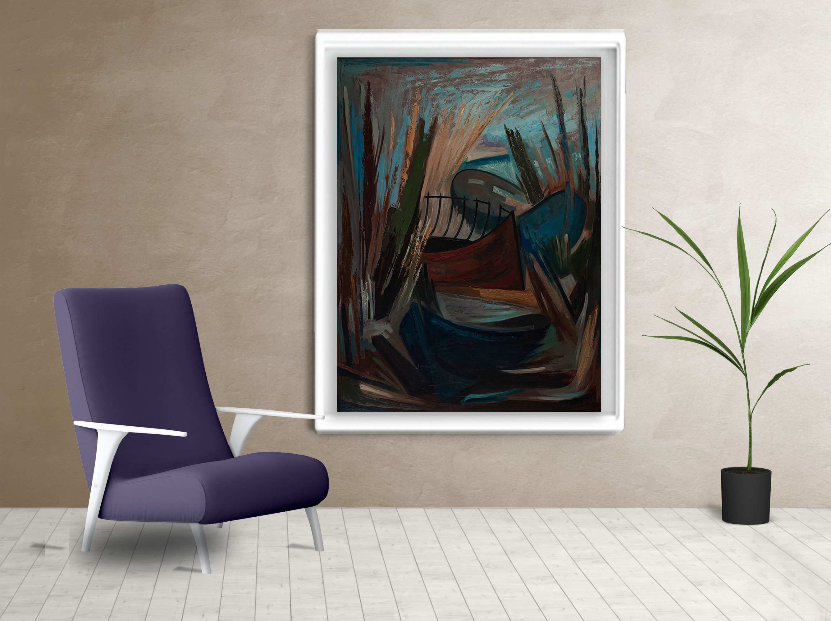 Living cuadro Malvinas 7