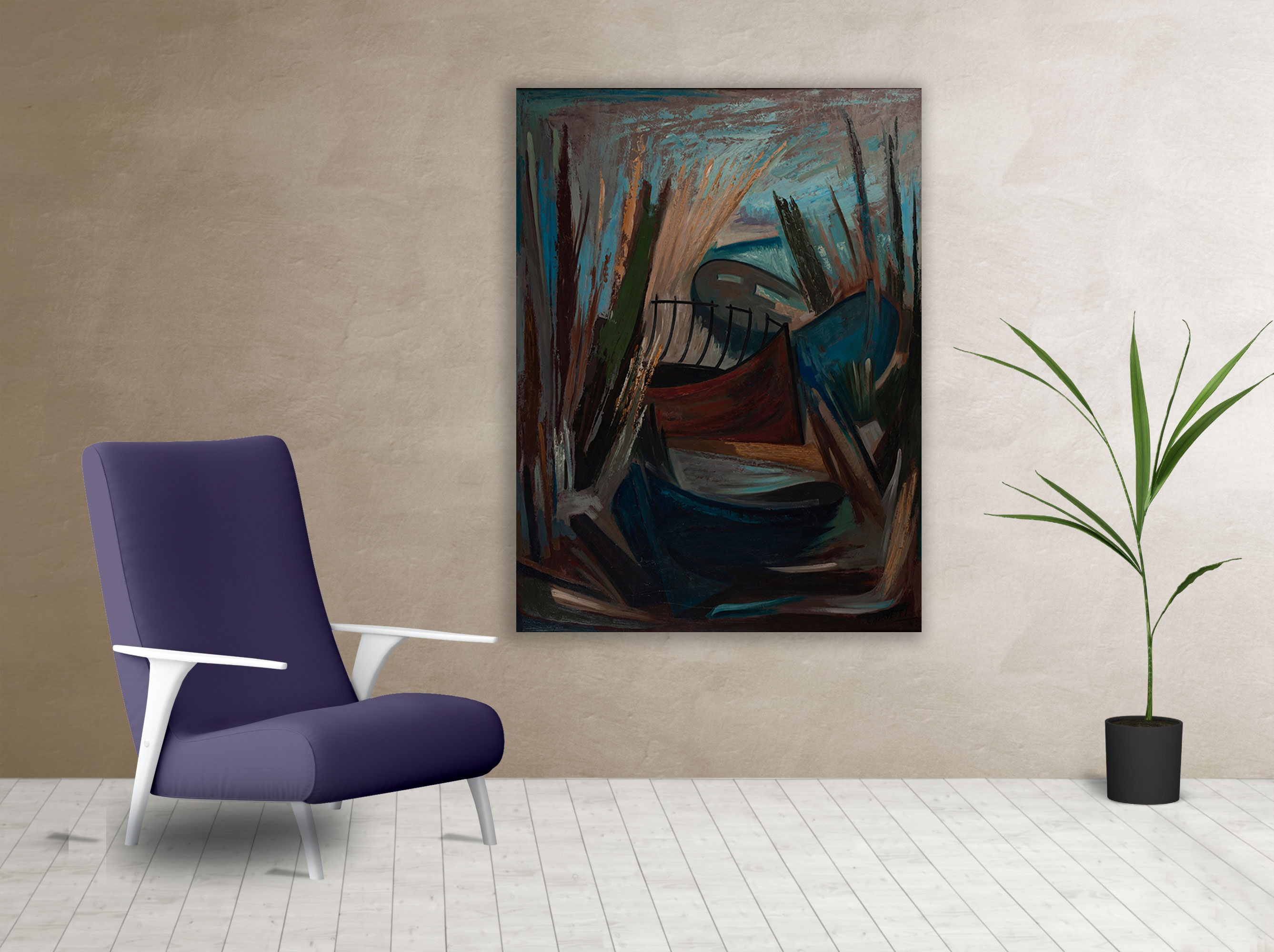 Living cuadro Malvinas 7