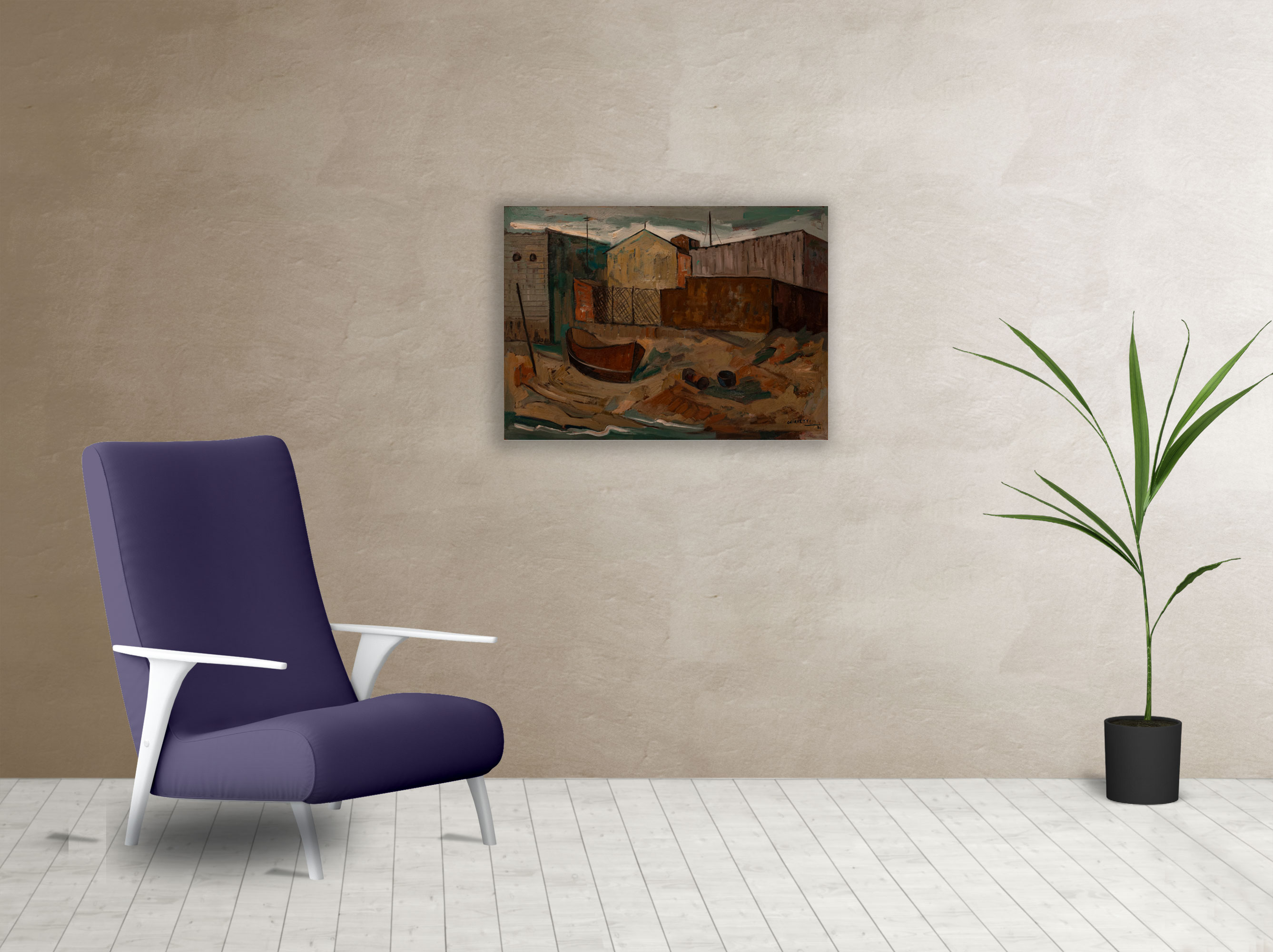 Living cuadro Malvinas 4